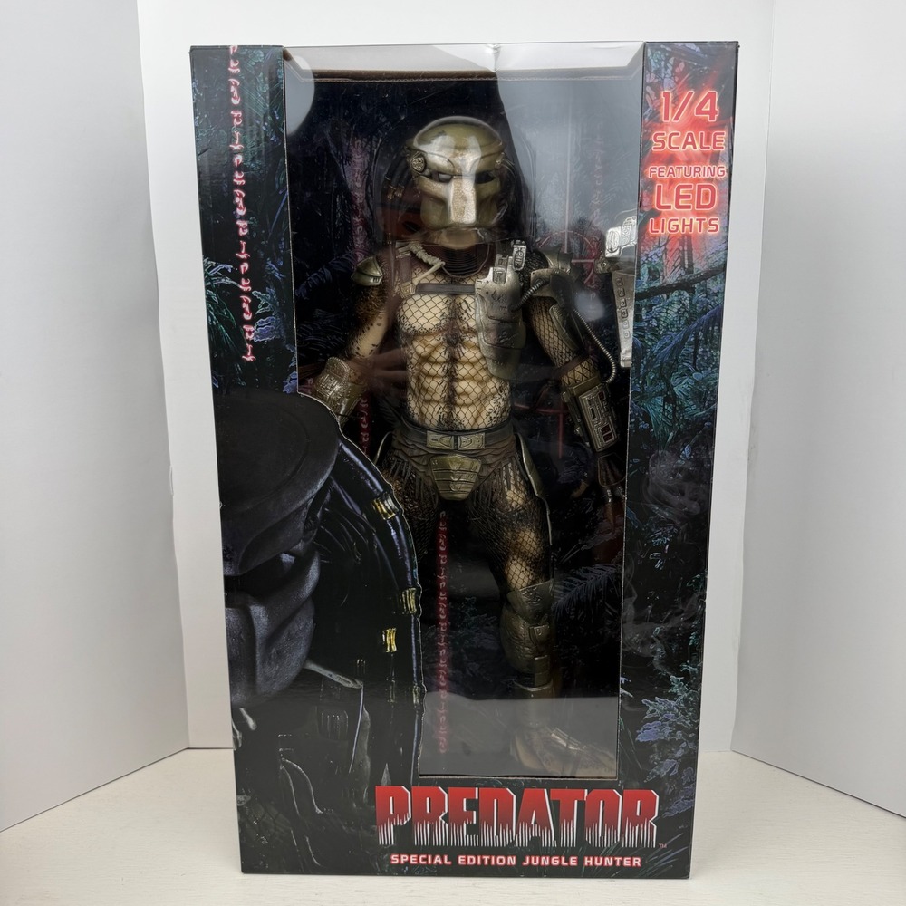 NECA Predator Special Edition Jungle Hunter 1/4 Scale Action Figure LED Lights